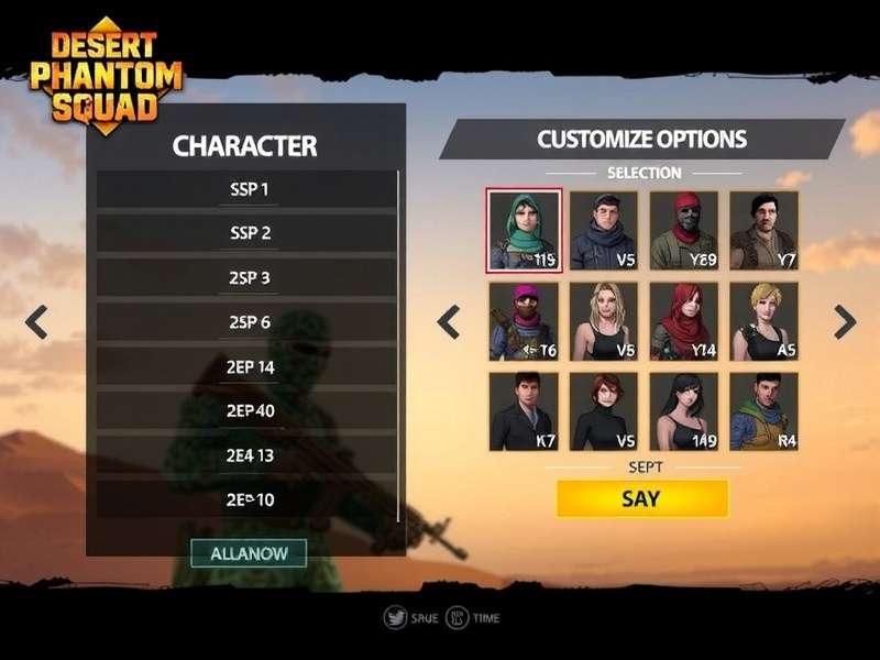 Desert Phantom Squad Game Screenshot